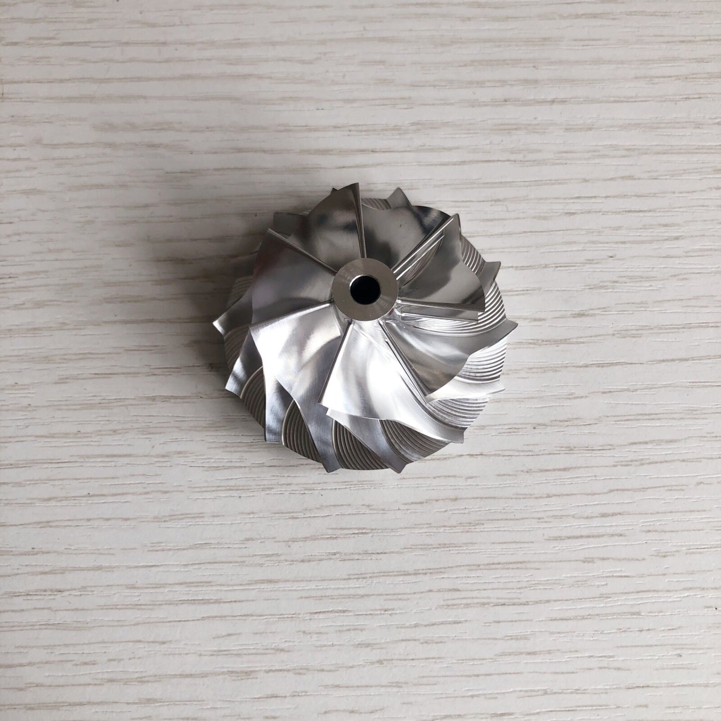 GT15-25 41.58/56.03mm 7+7 Blade High-Performance Turbine Billet Compressor Wheel