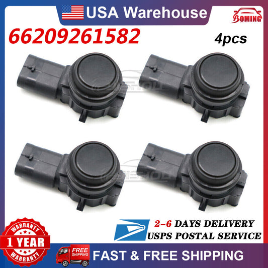 4-piece PDC parking sensor kit 66209261582, suitable for BMW F32, F31, F30, F22, F20. new.