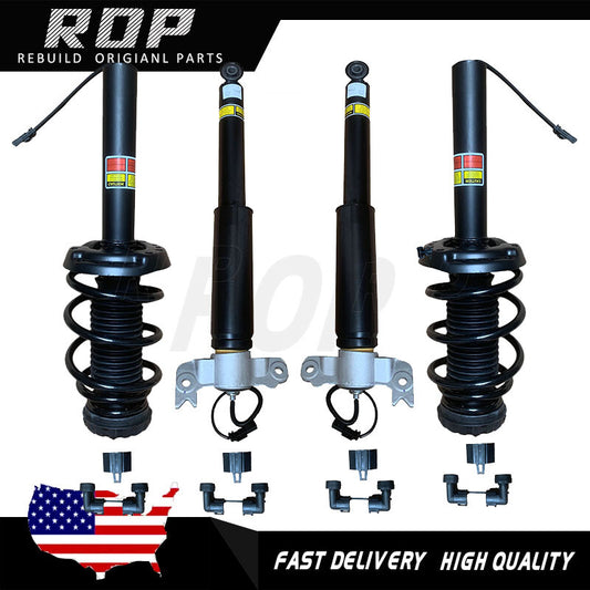 4Pcs Front Strut Assys + Rear Shock Absorbers for Cadillac XTS w/ Electric 13-19