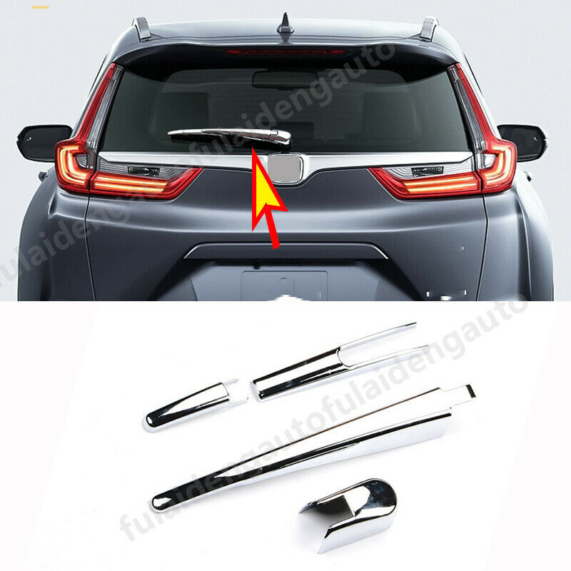 for Honda CRV CR-V 2017-2022 ABS Chrome Rear Window Rain Wiper Decor Cover Trim