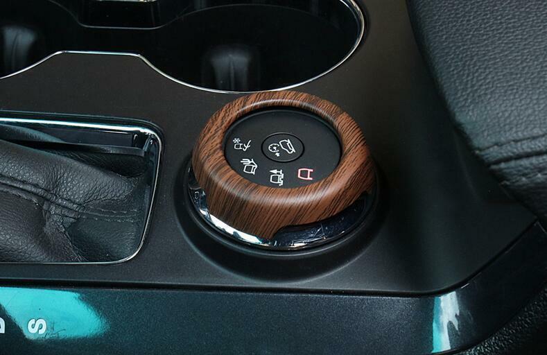 Driving Mode Switch Button Cover Ring for Ford Explorer 2011-19 Peach Wood Grain