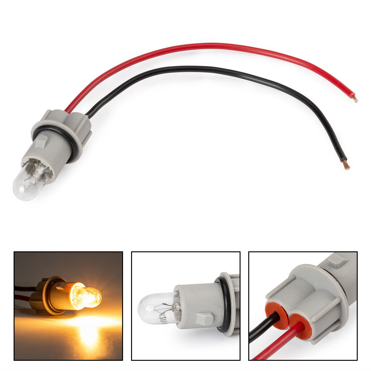 A Pair Side Marker Lamp Light Socket Wire Harness Fits for Mercedes A0005400966