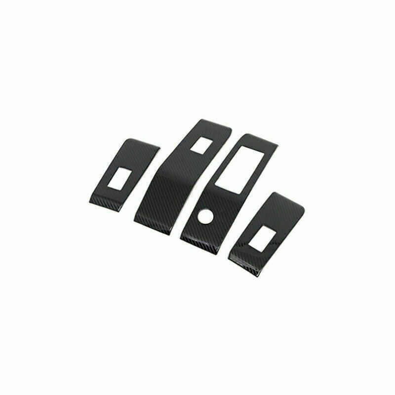 for Toyota Highlander 2020-2022 Carbon Fiber look Window Lift Panel Switch Cover