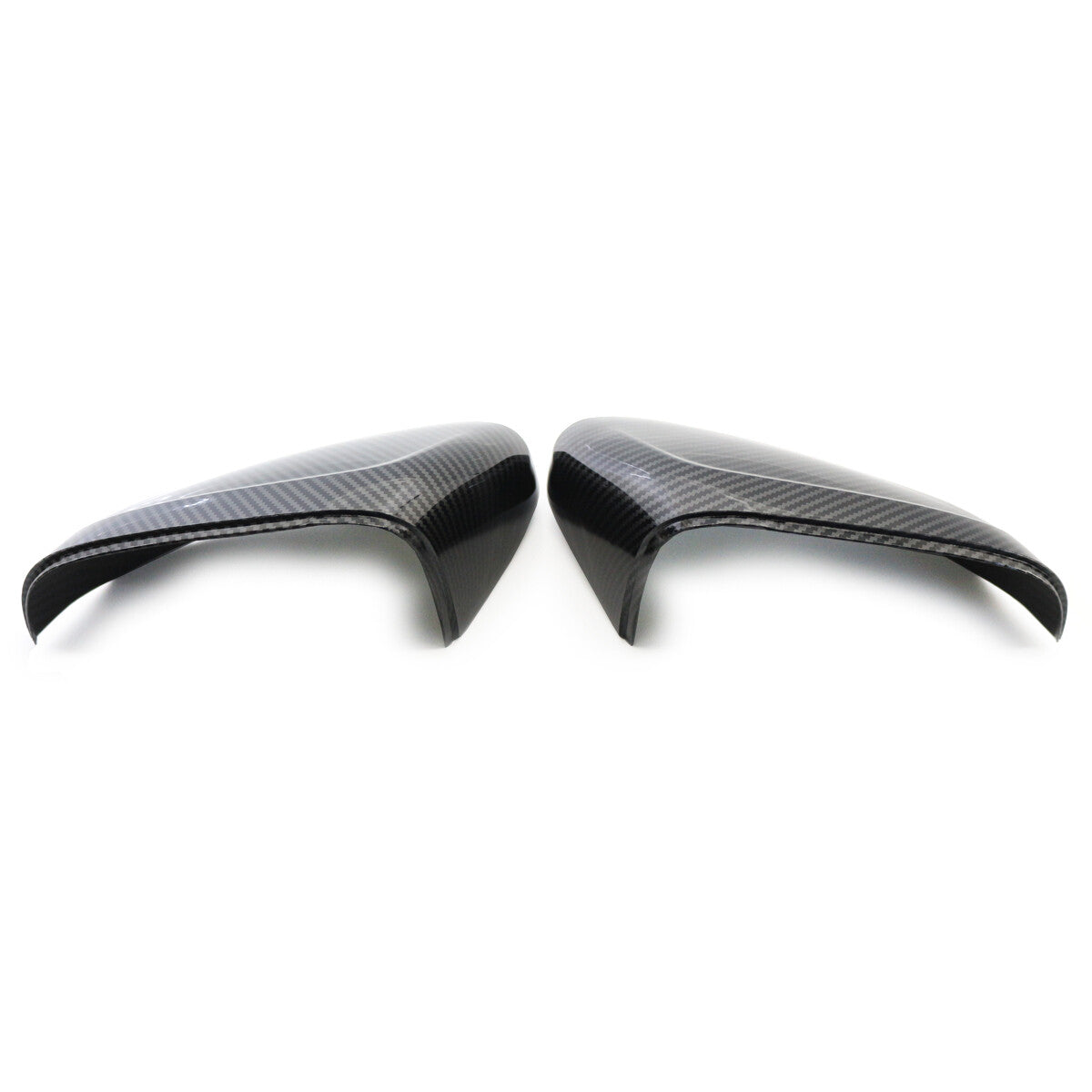Two carbon fiber car side mirror covers for Volvo S60 31402636 31402628