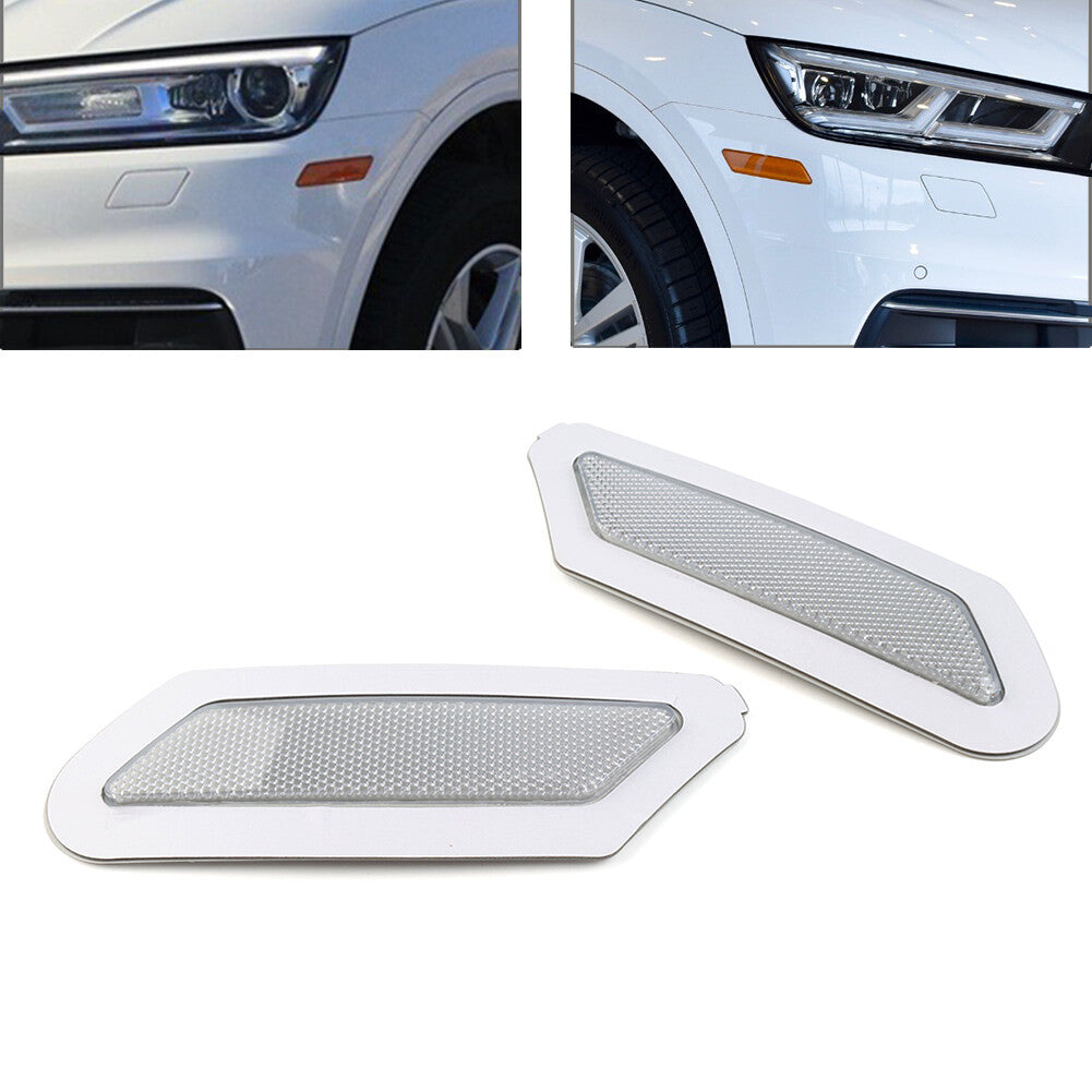 Front Bumper Reflector Indicator Turn Signal Light for Audi Q5 SQ5 2018-2020