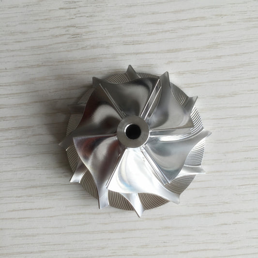 TD04HL 13T 40.61/56.02 mm 49377-04200 6+6 Blade Turbine Billet Compressor Wheel