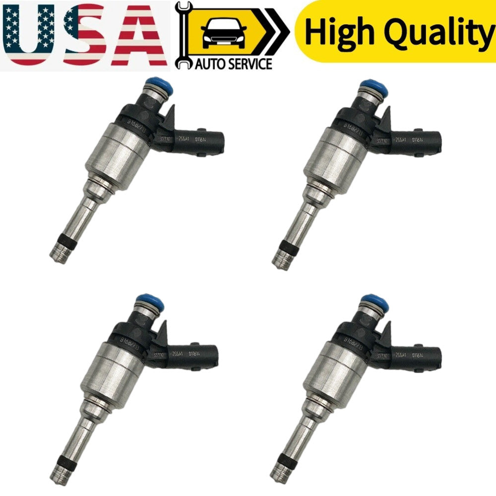 4X Fuel Injector 35310-2GGA1 For 15-20 for Hyundai for Tucson DOHC 16-20 for Kia Optima