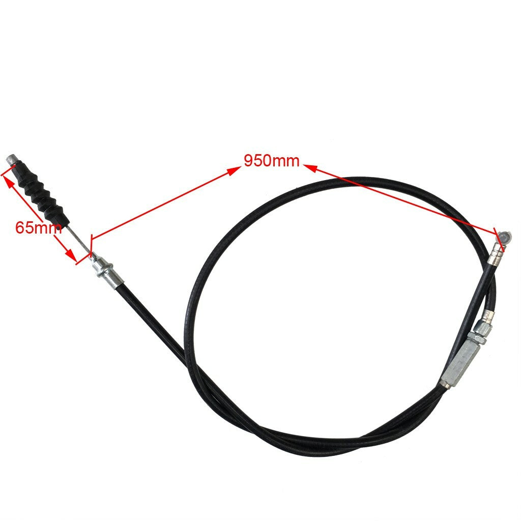 37-inch clutch cable suitable for 50cc, 70cc, 90cc, 110cc, 125cc, 140cc, 150cc, and 160cc Pit Dirt bicycles.