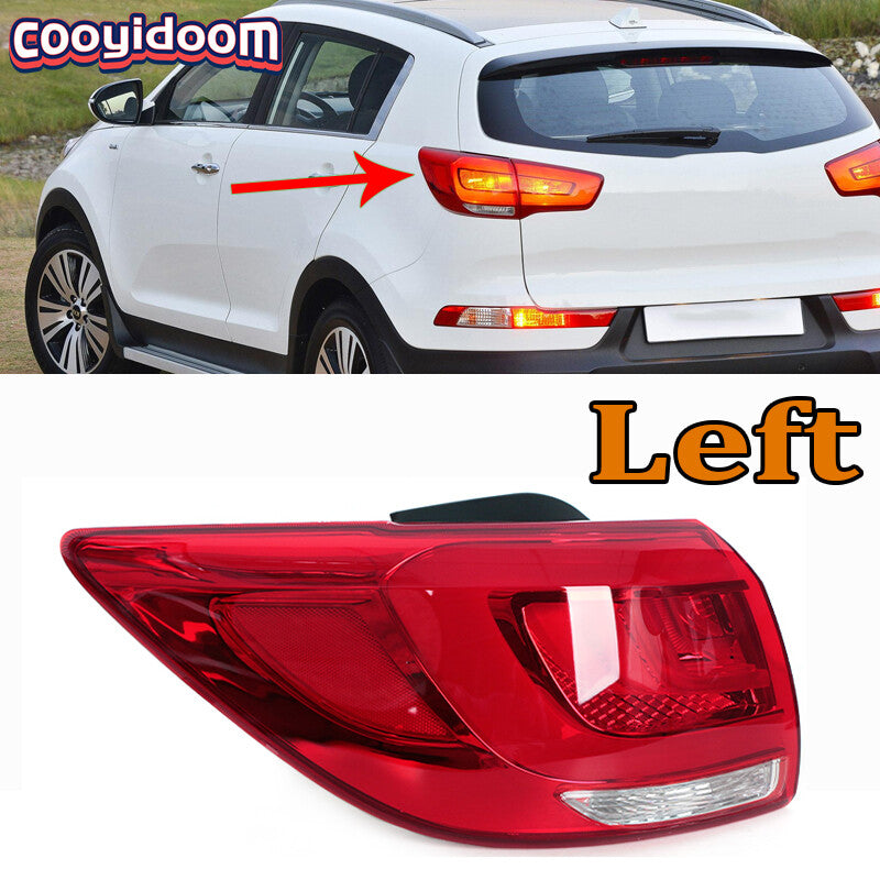 Suitable for Kia Sportage 2014 - 2017 LED taillights, left rear bumper fog light, and brake.