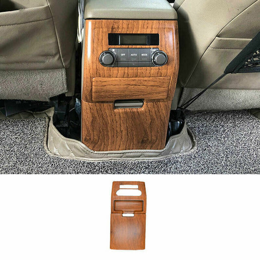 for Toyota Highlander 2008-2013 Wood Grain Rear Air Outlet Vent Panel Cover Trim