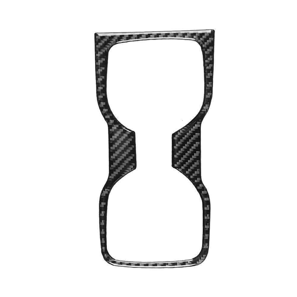 Carbon Fiber Center Water Cup Holder Cover Trim for Ford Ranger Sport 19-2022 19