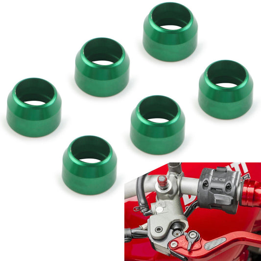 Entl¨¹ftungsventil-Abdeckungskit Gr¨¹n F¨¹r for Ducati alle Modelle
