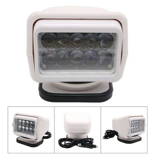 50W Led Remote Control Search Light 360¡ã Magnetic Base Truck Boat Camping