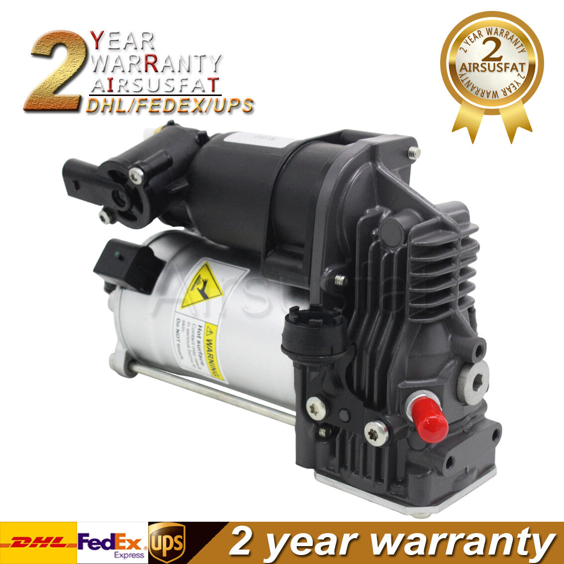 Air Suspension Compressor Pump W/ Bracket Bushing for Mercedes GL450 GL550 G350