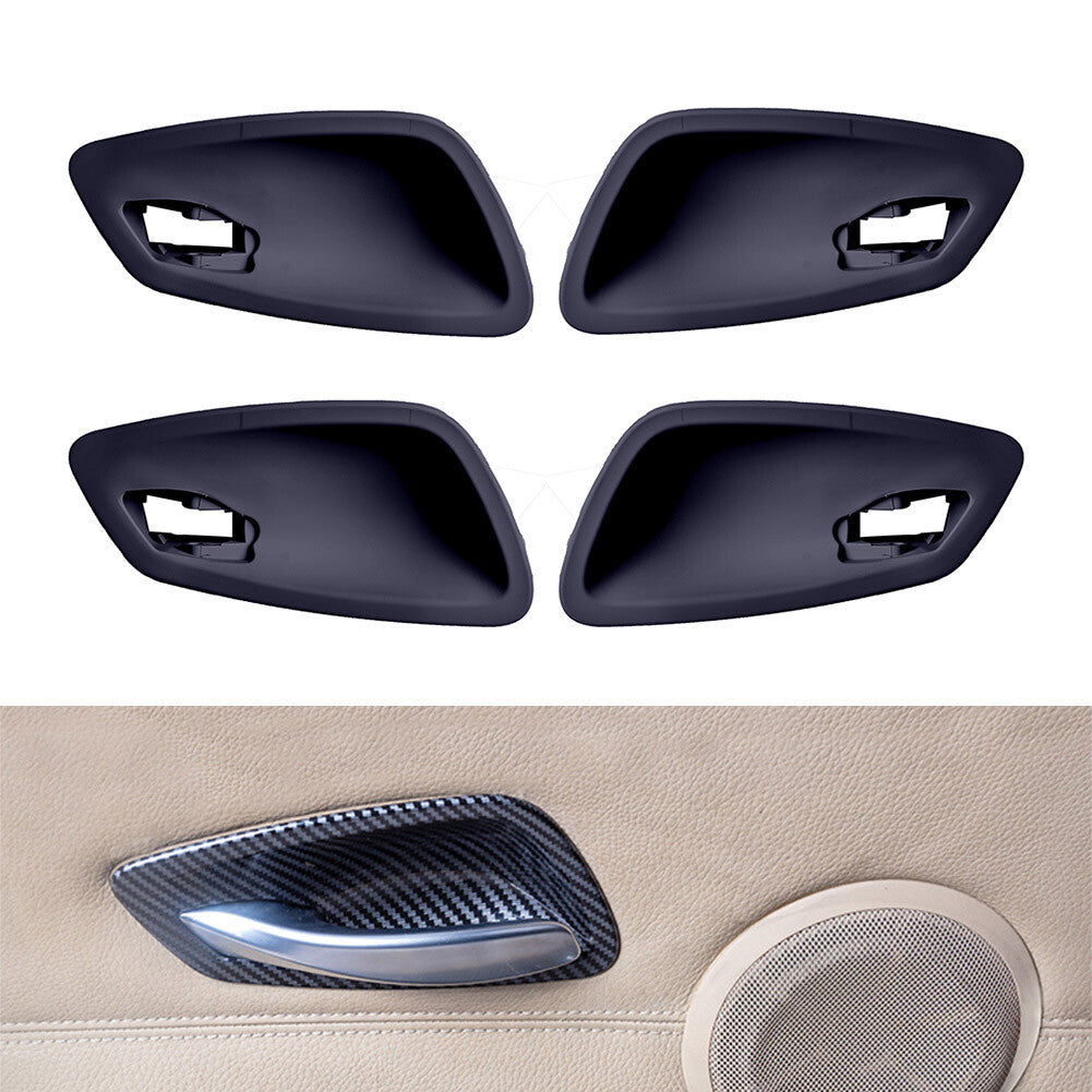 Inner Door Handle Bowl Cover for BMW 3 Series E90 2005-2012 Blcak