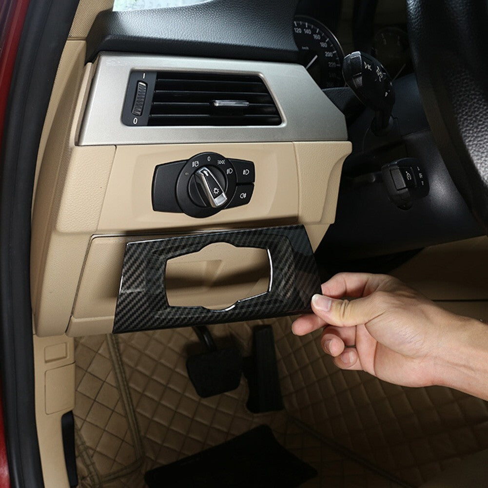 Enhance The Headlight Switch Frame Decoration Of For 3 Series E90 E92 E93