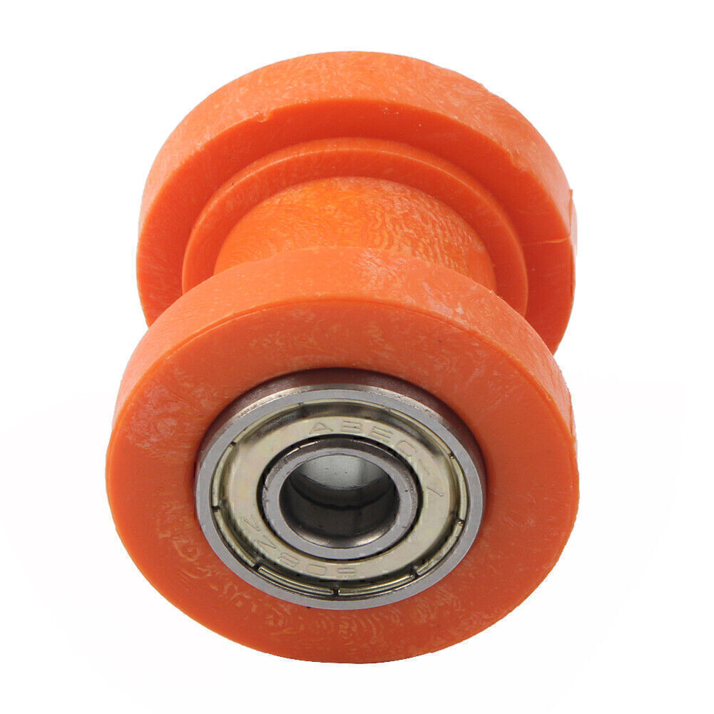 For Dirt Pit Bike For 8mm Orange Chain Roller Slider Tensioner Guide Pulley