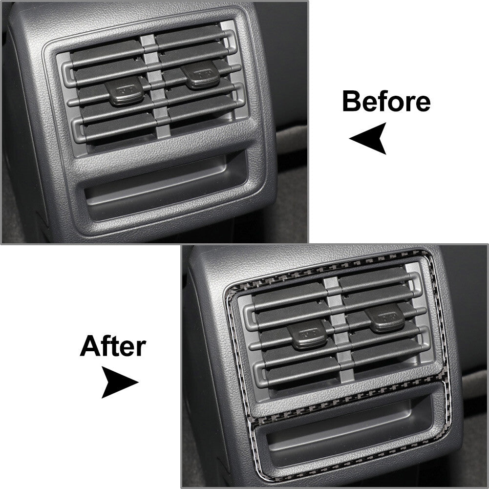 Rear for Seat Air Vent Outlet Frame Cover Trim for VW for Golf 8 MK8 2021-2023