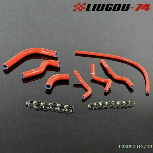 Silicone radiator hose kit for SUZUKI SAMURAI 1986-95 1992 1993 1994 Red USA