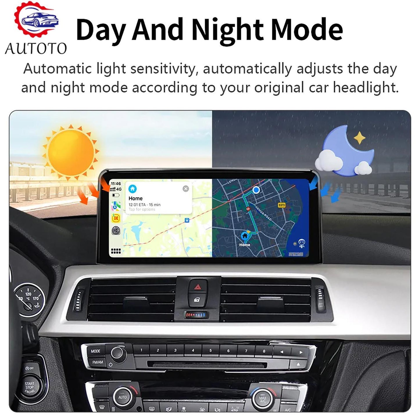Wireless CarPlay Touchscreen Stereo for BMW NBT F30 F31 F32 F33 F34 F80 10.25