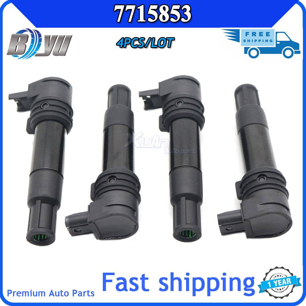 4-pack of brand new ignition coils for BMW R1200R 7715853-01 771585301 7715853