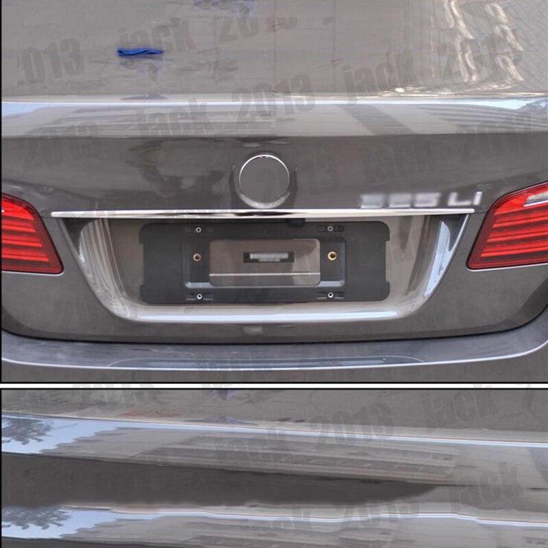 for BMW 5 Series 2011 2012 2023 Stainless Steel Rear Trunk Molding Trim 1pcs