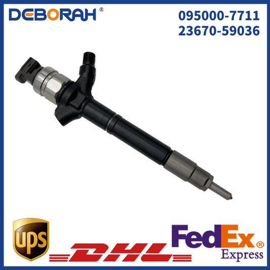 Common Rail Fuel injector assy 095000-7711 23670-59036 for TOYOTA for Land Cruiser