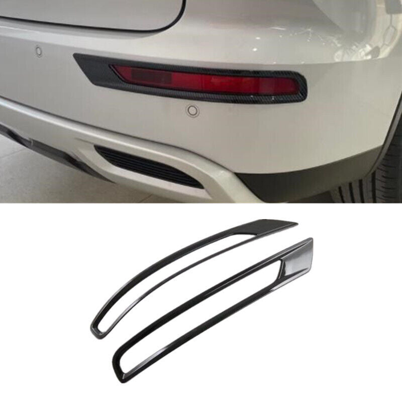 Glossy Black Rear Fog Lamp Light Cover Trim for Mitsubishi Outlander 2022 2023