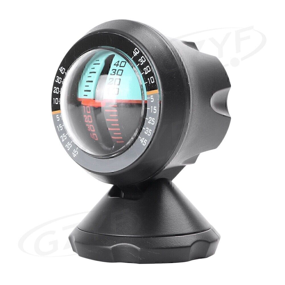 Auto Offroad Inclinometer Gauge Angle Protractor Slope meter Level Tilt Gauge