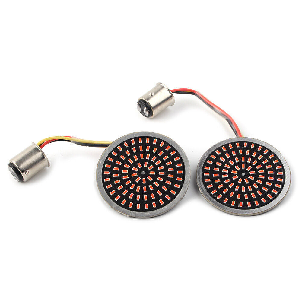 2X Red LED 1157 for Harley Touring Rear Turn Signal Light Blinker Road King