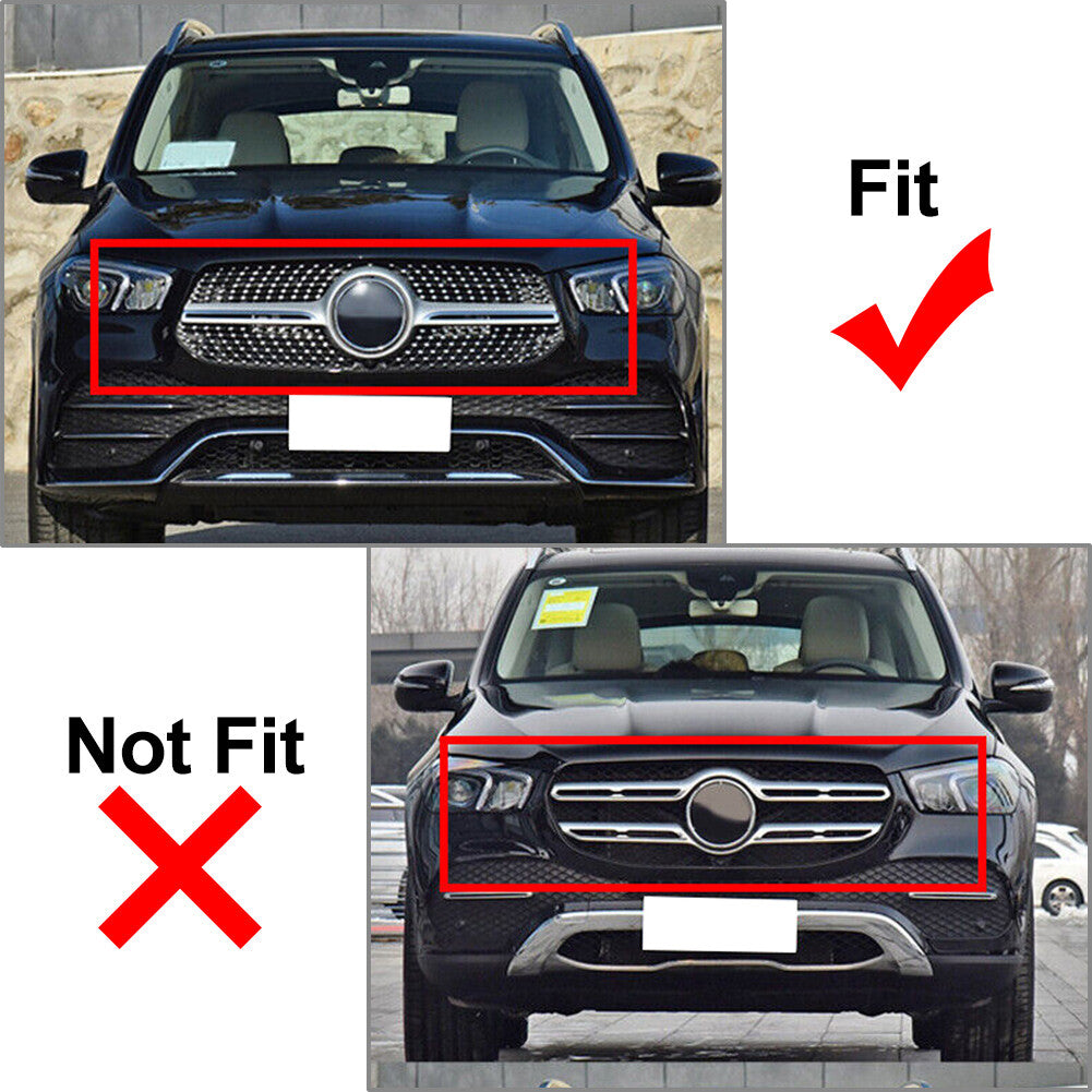 GTR Style Front Bumper Grille for Benz GLE Class W167 Dexule Version 2020-23 23