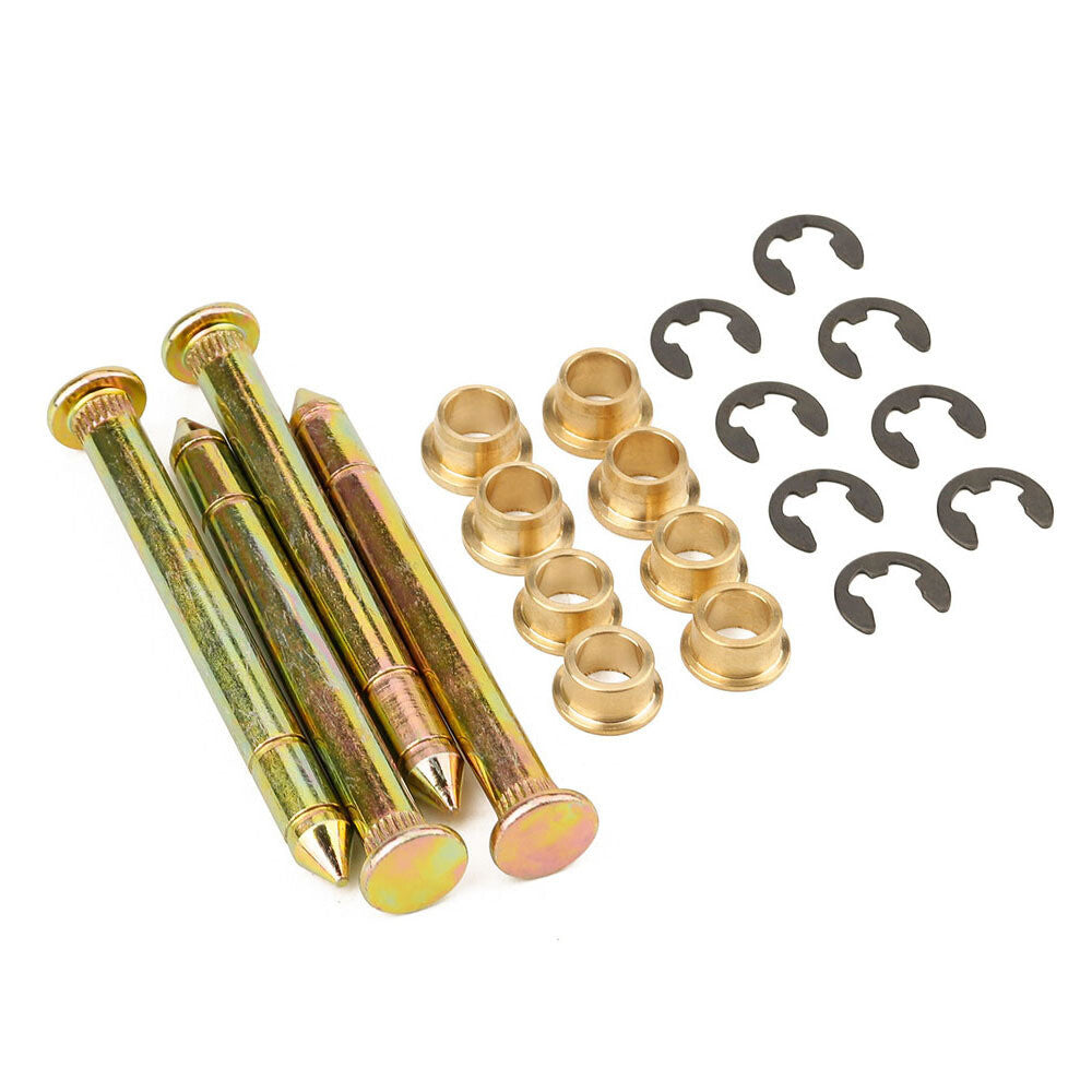 Door hinge pin + pin bushing kit replacement parts for Ford F150 F250 F350 Bronco