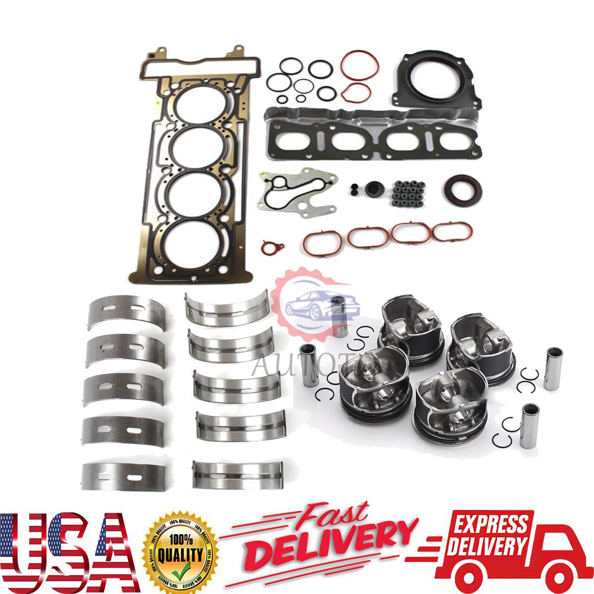 M270 Engine Overhaul Rebuild Pistons Gaskets Kit Fit for Mercedes-Benz W242 W176