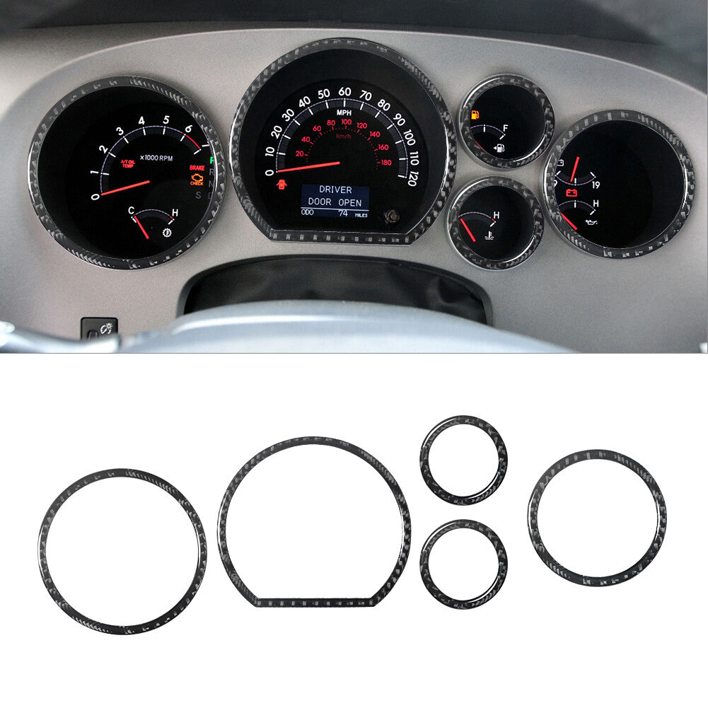 27Pcs Carbon Fiber Interior Full Set Kit Cover Trim for Toyota Tundra 2007-2013