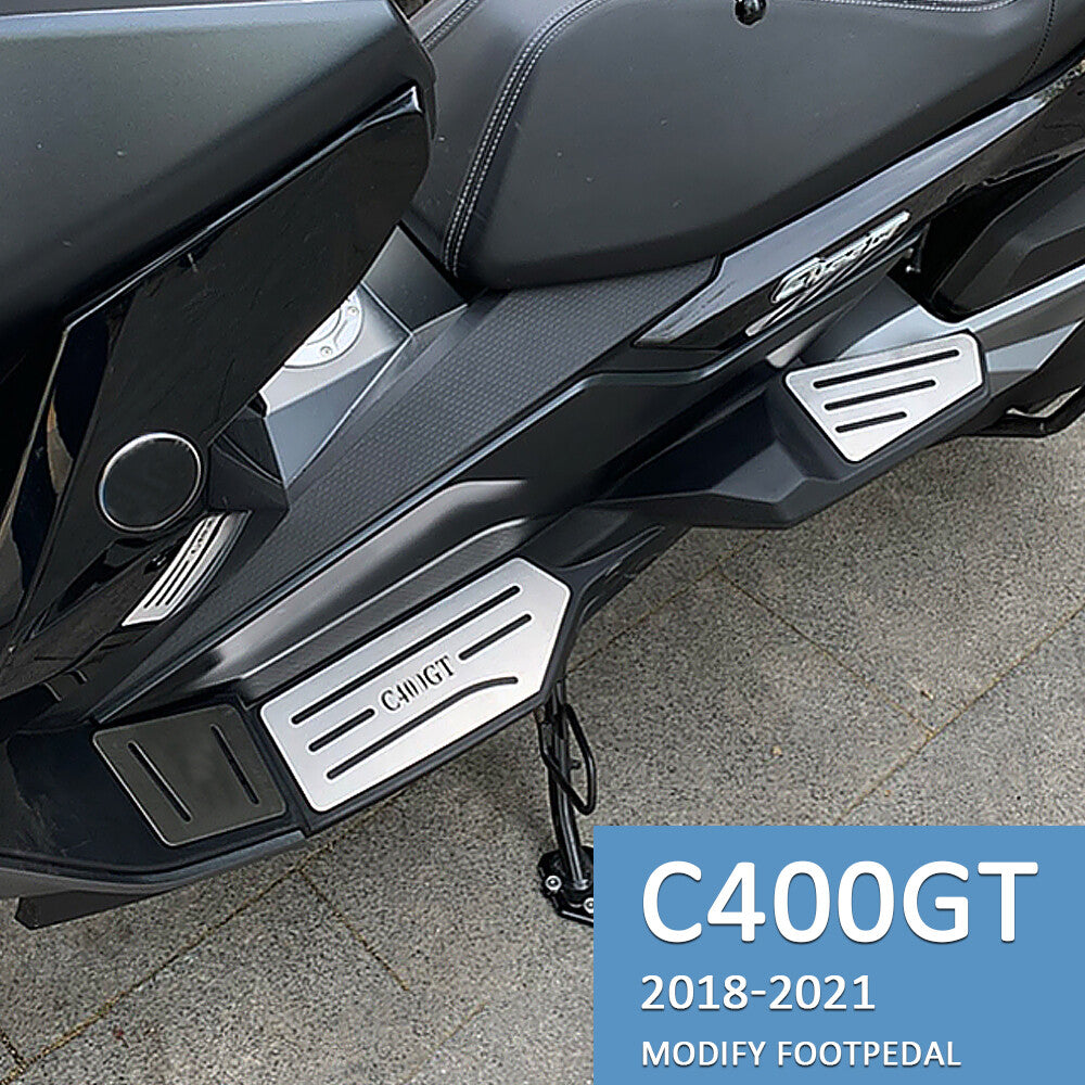 Motorcycle stainless Steel Foot Pedal Pad Guard Pegs for BMW C 400 GT 2018-2021