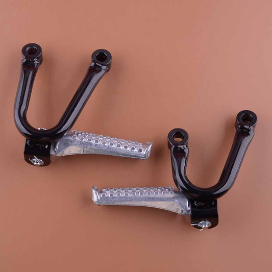 L + R Motorcycle Side Stand Set Rear Passenger Foot Pegs Pedal Bracket Refit