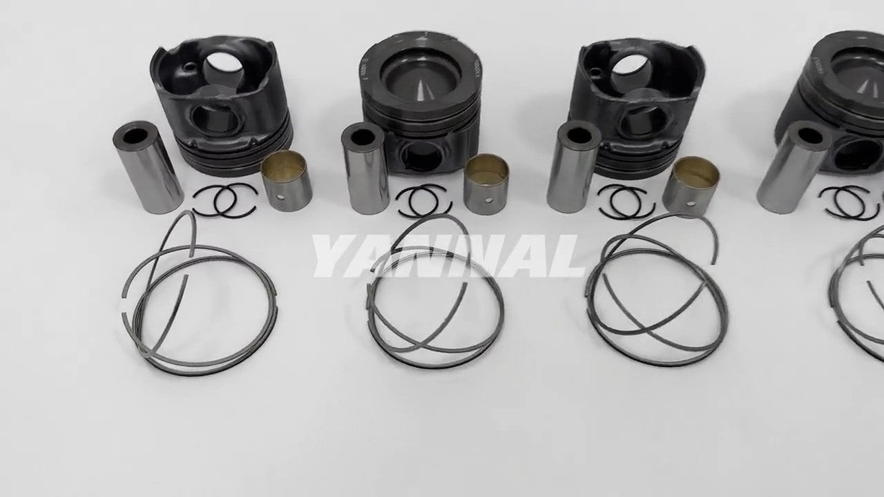 for Toyota 1GD engine parts - piston with rings