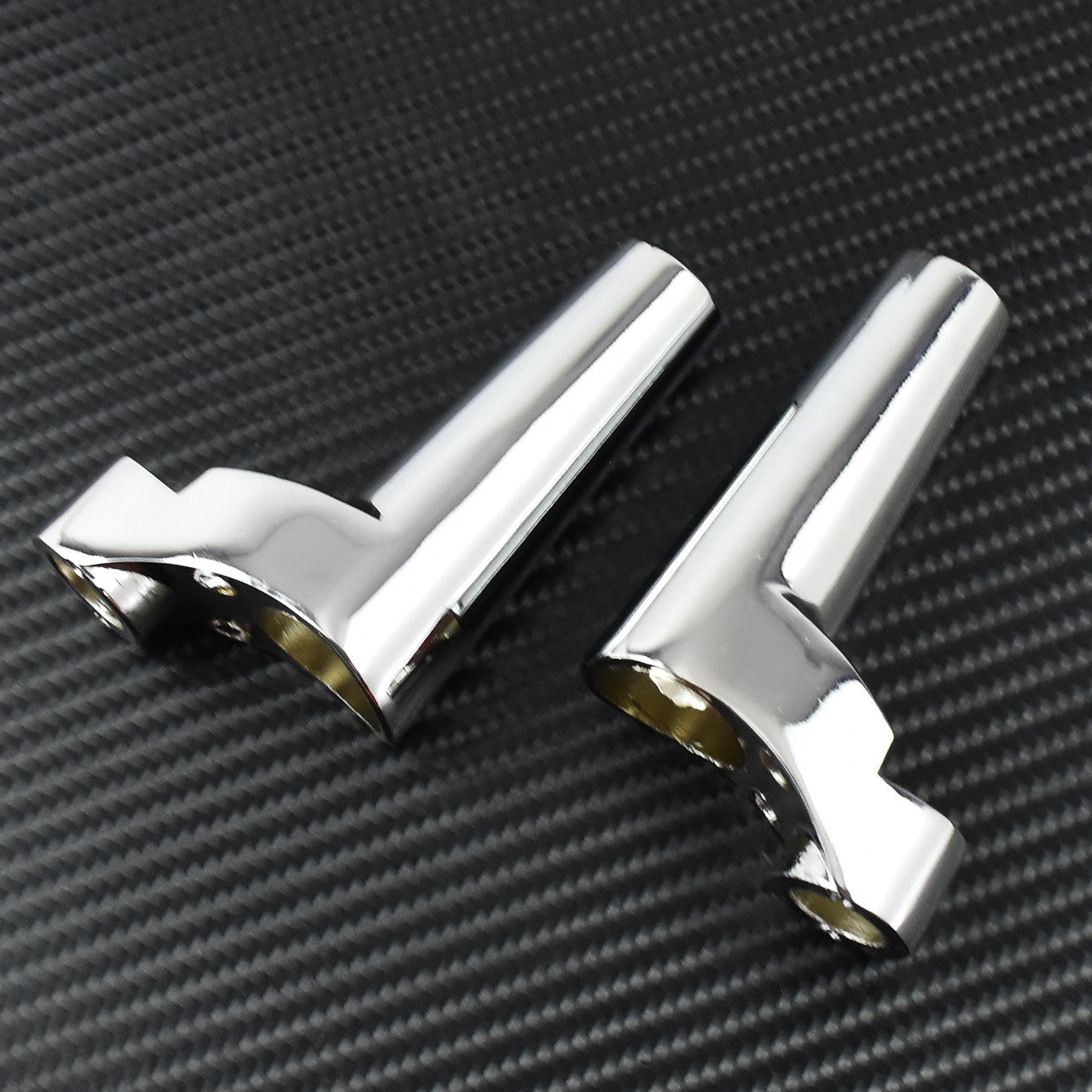 Front Turn Signal Mounts Relocation Kit Fit for Harley Sportsters 88-up Chrome