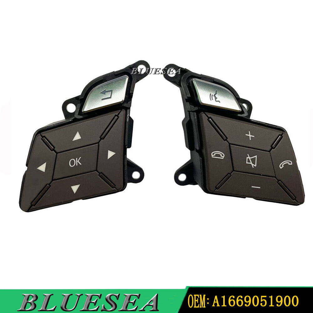 Brown steering wheel switches for Mercedes-Benz CLA E GLK B CLS SL SLK ML GL AMG