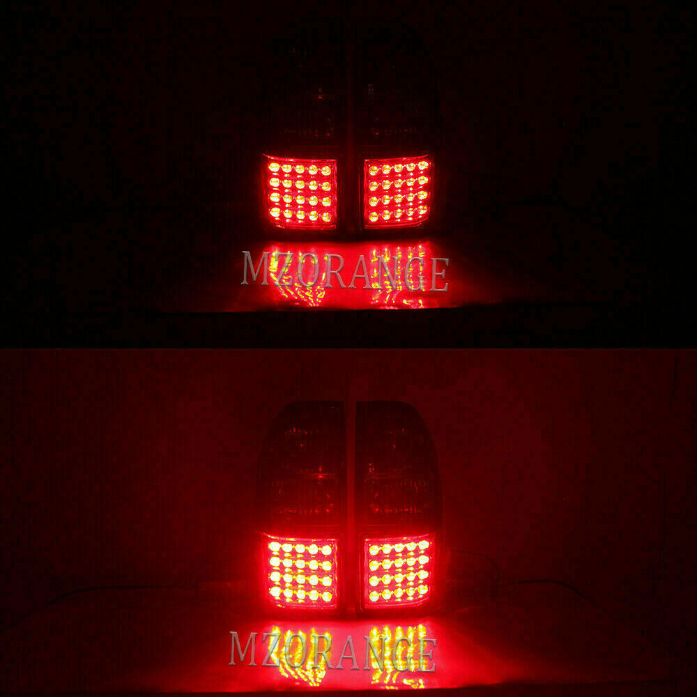 2X Smoked LED Brake Tail Light Rear Lamp Refit for Toyota Prado LC90 FJ80 98-02