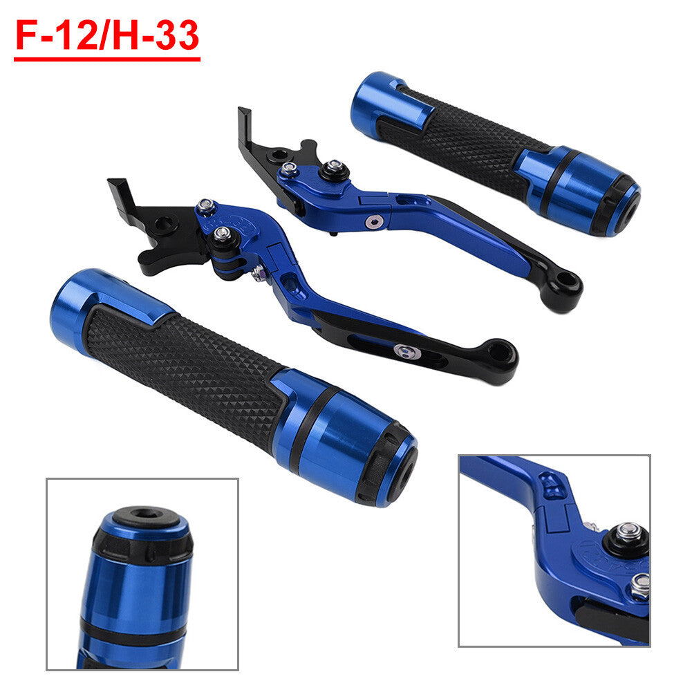 CNC Folding Extendable Brake Clutch Lever Handlebar Grip Fit for Honda VFR1200