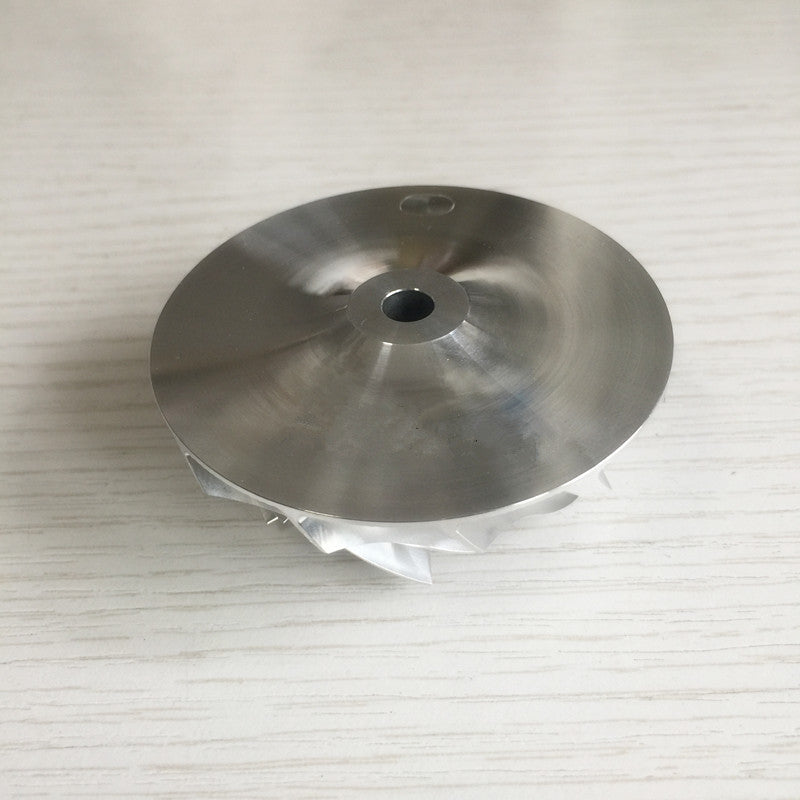 T2 44.60/60.13 mm 6+6 Blade Turbine Blank Compressor Wheel