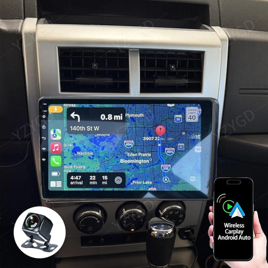 for Jeep Liberty 2008-2012 Android Auto Carplay Car Radio Stereo Screen GPS Navi