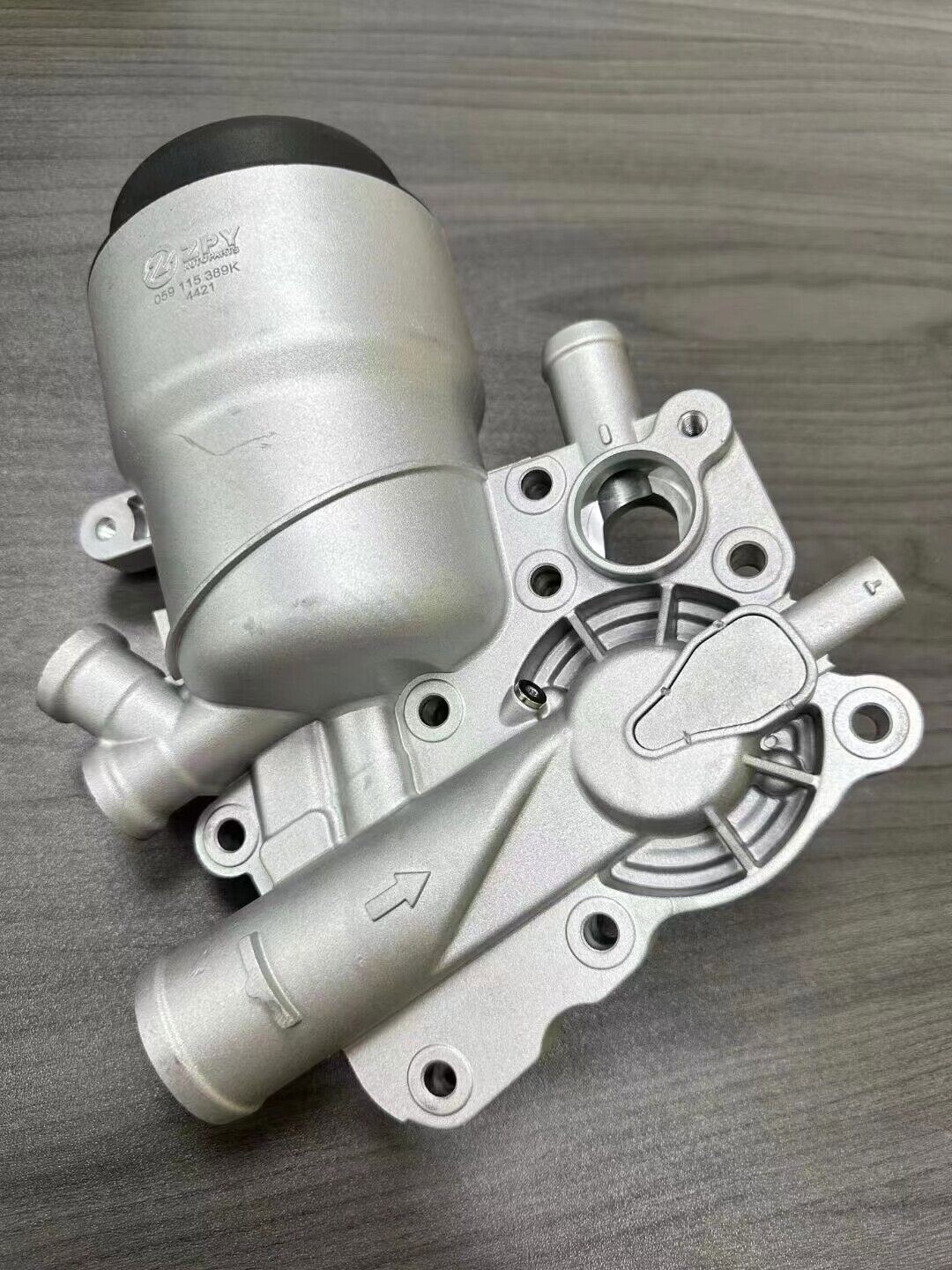 ZPY New Oil Filter Housing W/ Thermostate for Audi A6 A7 3.0 Diesel 059115389K