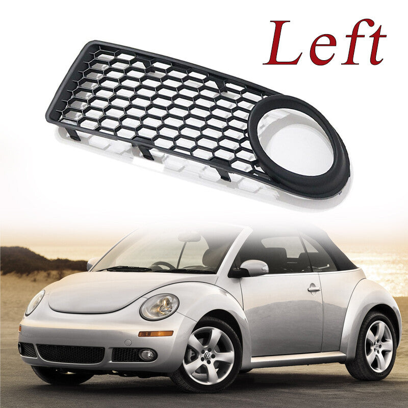 Mesh grille front bumper fog light cover frame left for Volkswagen Beetle/Cabrio 06-11