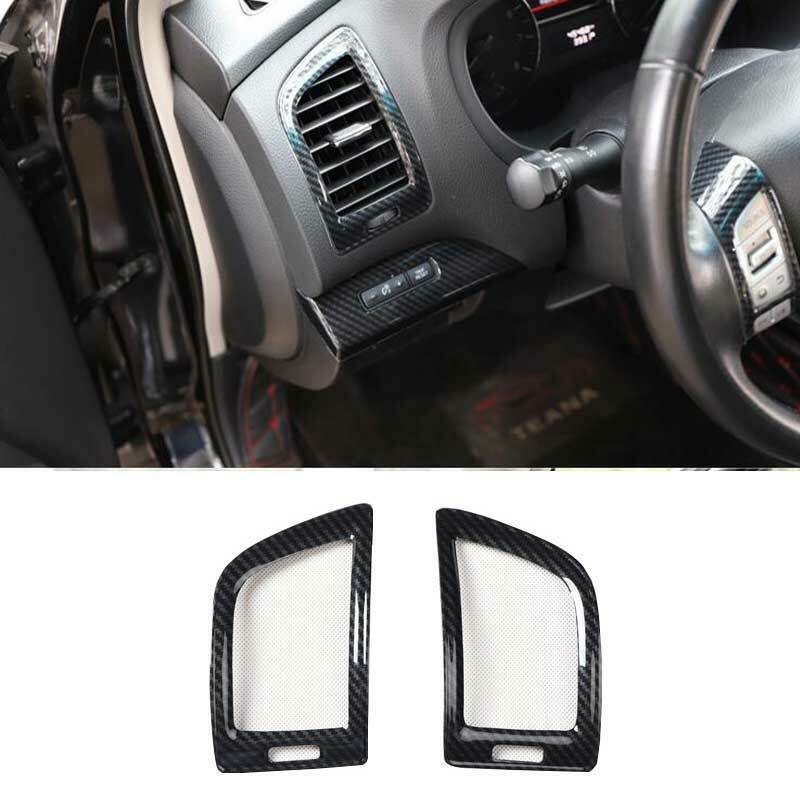 for Nissan Teana Altima 2013-2018 carbon fiber console LR air outlet vent cover