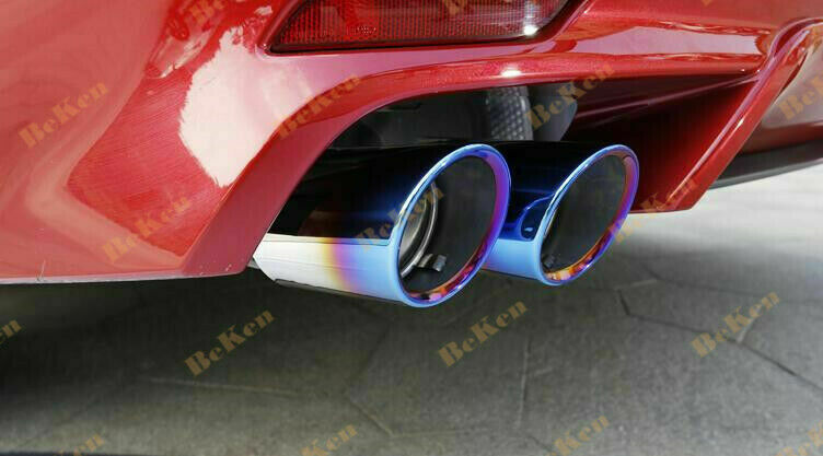 4X For 2018-2023 for Toyota for Camry SE/XSE Stainless Rear Exhaust Muffler Tip End Pipe