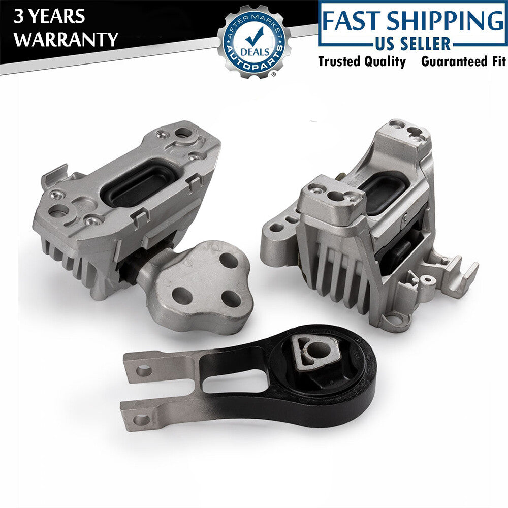 Complete Engine Motor Transmission Mounts for Chrysler 200 for Jeep Cherokee 14-18