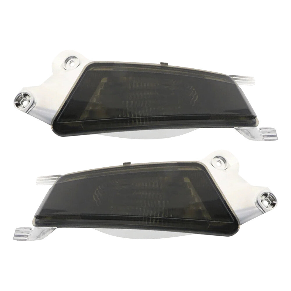 Set of 2 Rear Bumper Fog Light Smoky Black for Range Rover Evoque 2012-2019