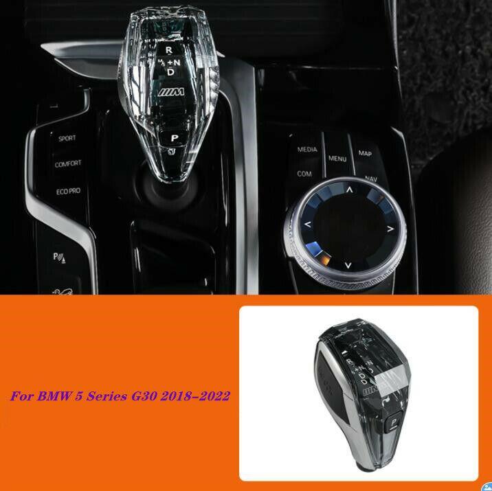Fit for BMW 5 Series G30 2018-2022 Crystal Style Interior Gear Shift Knob Cover